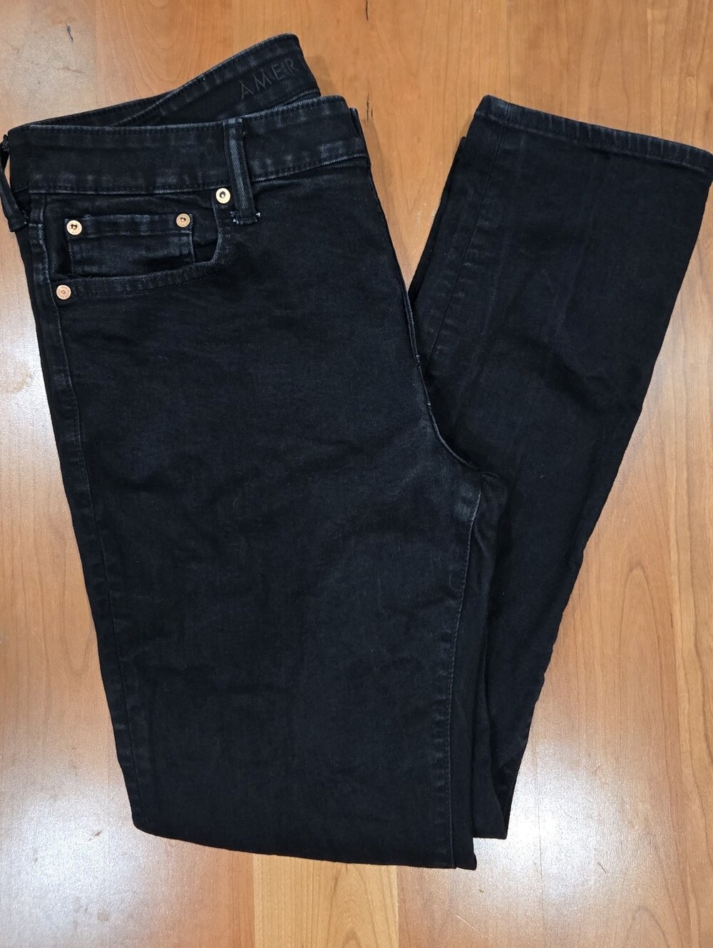American Eagle Men's AirFlex+ Slim Black Jeans 36x32 - Like New